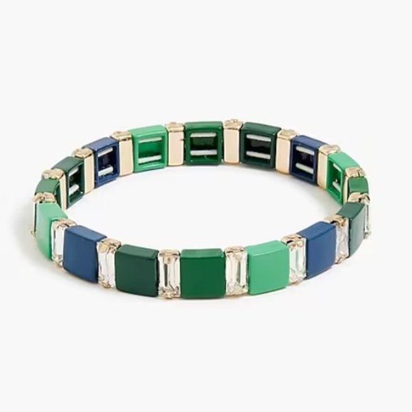 J.Crew Factory Crystal Gem Bracelet - Picture 2 of 5